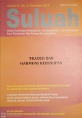 SULUAH MEDIA KOMUNIKASI KESEJAHTERAAN KEMASYARAKATAN DAN KEBUDAYAAN VOL.21/NO.2/DES-2018 : RITUAL BADIKIA, SUATU REFLEKSI SOLIDARITAS MASYARAKAT PAUH KAMBA : HARMONI KEHIDUPAN PADA MASYARAKAT PLURAL, STUDI KASUS INTEGRASI SOSIAL ANTARETNIS DI KABUPATEN TANJUNG JABUNG TIMUR PROVINSI JAMBI : KEARIFAN LOKAL DALAM UNGKAPAN TRADISIONAL MASYARAKAT LUBUKLINGGAU SUMATERA SELATAN : SILEK PADANG PUSAKO ABAI : NILAI-NILAI DALAM TRADISI KEBUUYU MASYARAKAT SUKU NASAL DI KABUPATEN KAUR PROVINSI BENGKULU : INTERAKSI BURUH PERKEBUNAN TEH HALABAN : PERUBAHAN SOSIAL PENGENALAN PASANGAN : KEARIFAN LOKAL DALAM UNGKAPAN TRADISIONAL UPACARA ADAT MASYARAKAT KAUR DI PROVINSI BENGKULU : PENDIDIKAN INKLUSI, STUDI KASUS PELAKSANNAAN PENDIDIKAN INKLUSI DI KOTA PAYAKUMBUH
